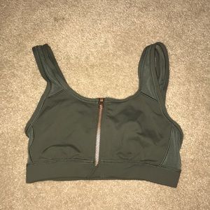 Aerie zip up sports bra
